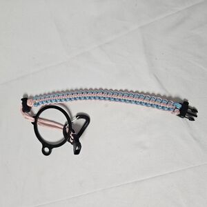 Pink and Blue Paracord Water Bottle‎ Holder